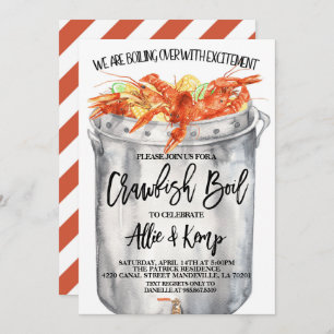 Crawfish Boil Couples Shower Invitation