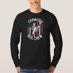 Crawfish Boil Crew Funny Cajun For Men Mardi Gras T-Shirt
