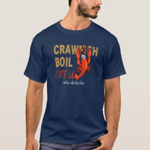 Crawfish Boil Crew Funny Pretty Womens Crawfish Bo T-Shirt
