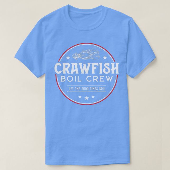 Crawfish Boil Crew Matching Cajun Seafood Crayfish T-Shirt (Design Front)