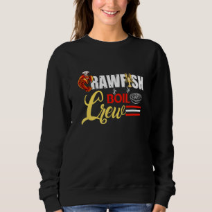 Crawfish Boil Crew Vintage Kids Sweatshirt