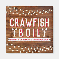 Crawfish Boil Engagement Party Favor