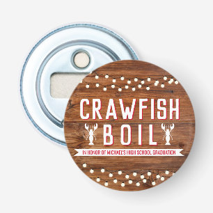 Crawfish Boil Graduation School Event Bottle Opener