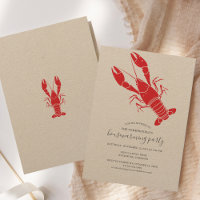 Crawfish Boil Housewarming Party Invitation