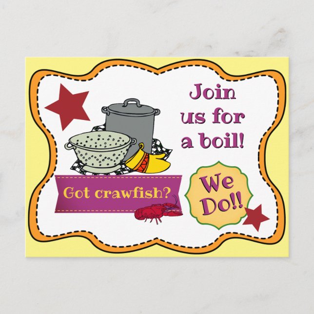 Crawfish Boil Invitation (Front)