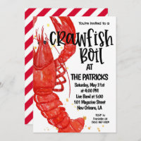 Crawfish Boil Invitation