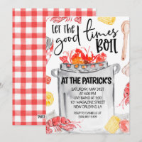 Crawfish Boil Invitation