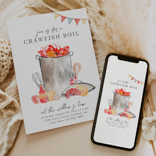 Crawfish Boil Invitations   Crawfish Boil