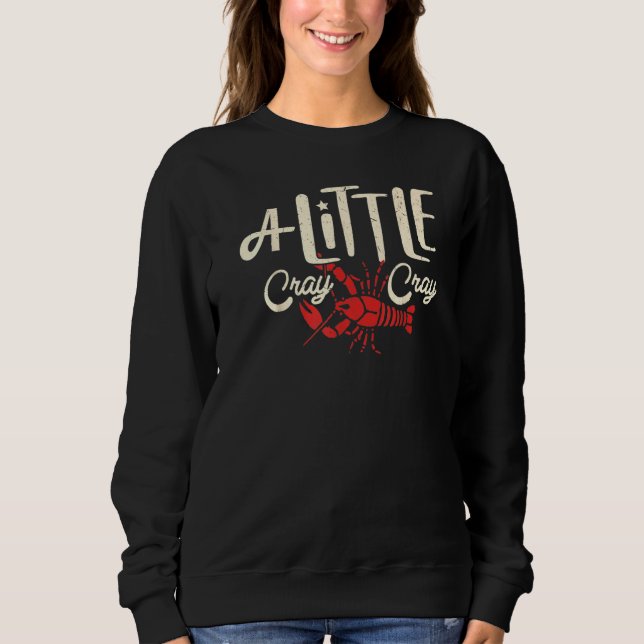 Crawfish Boil Little Cray Louisiana Kids Boys Girl Sweatshirt (Front)