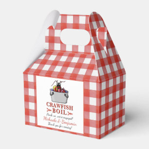 Crawfish Boil Lobster Barbecue Engagement Party Favour Box