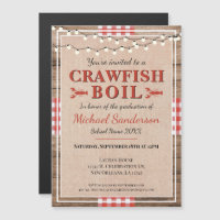 Crawfish Boil Lobster Graduation Party Rustic