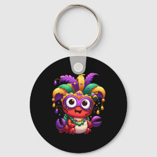 Crawfish Boil Mardi Gras Costume Masquerade Men Wo Key Ring