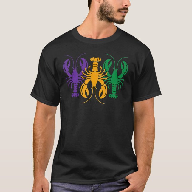Crawfish Boil Mardi Gras Crawfish Cook Funny Holid T-Shirt (Front)