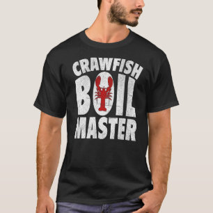 Crawfish Boil Master Mens Cajun Festival Crawfish  T-Shirt