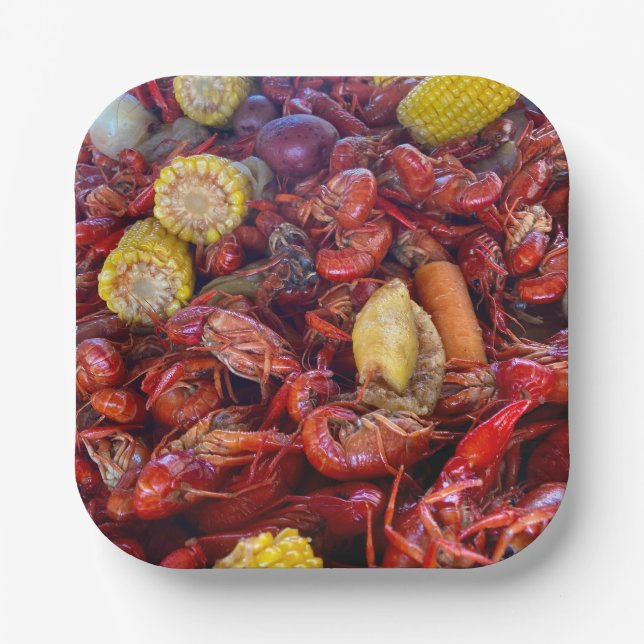 CRAWFISH BOIL PAPER PLATE (Front)