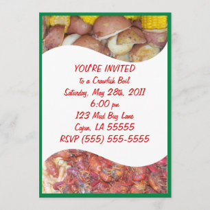 Crawfish Boil Party Invitation