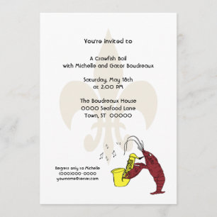 Crawfish Boil Party Invitation