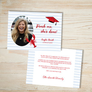 Crawfish Boil Pinch Me She's Done Grad Party Announcement