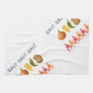 Crawfish Boil Recipe Thermal Tumbler Tea Towel