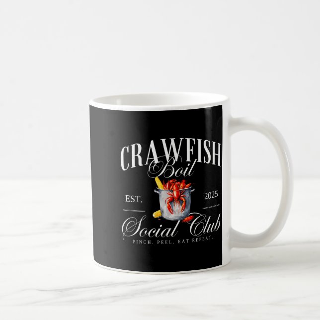 Crawfish Boil Social Club Cajun Seafood Festival S Coffee Mug (Right)