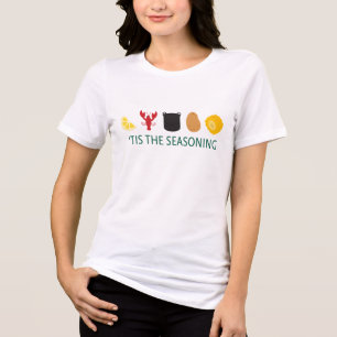 Crawfish Boil Tis the Seasoning Tri-Blend Shirt