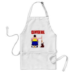 Crawfish Boil with Dog Standard Apron