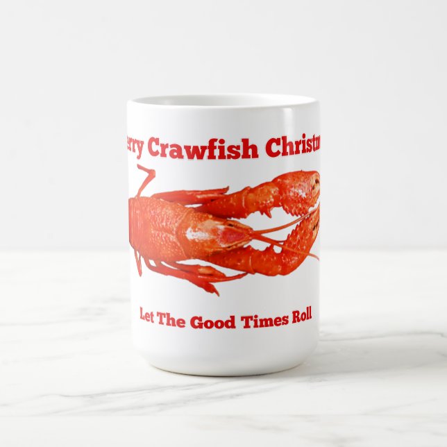Crawfish Christmas Coffee Mug (Center)