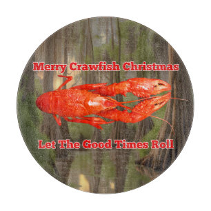 Crawfish Christmas  Cutting Board