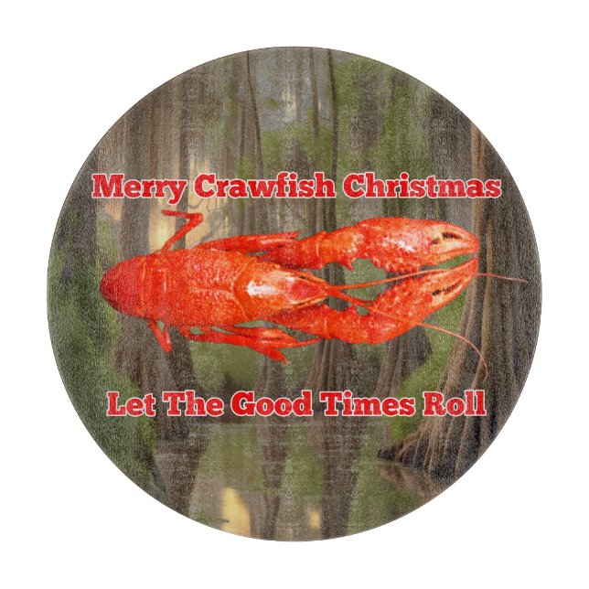 Crawfish Christmas  Cutting Board (Front)