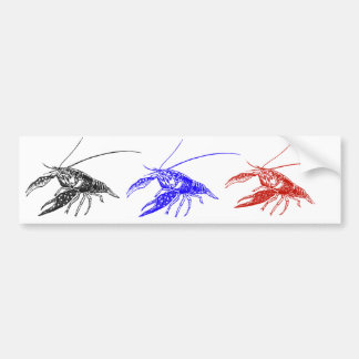 crawfish (crayfish) bumper sticker