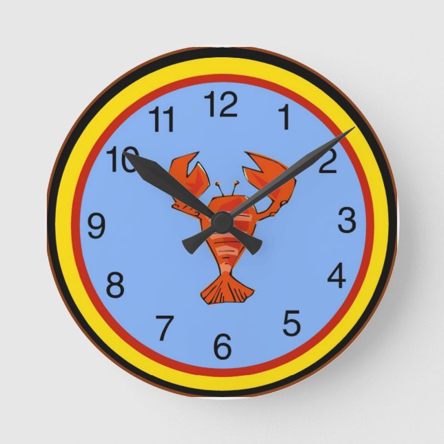 Crawfish, Crayfish, Lobster Clock (Front)