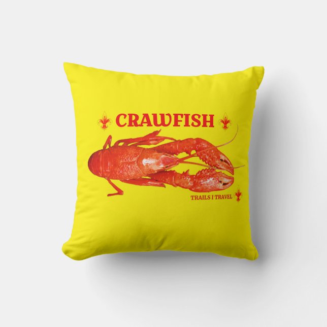 Crawfish design cushion (Front)