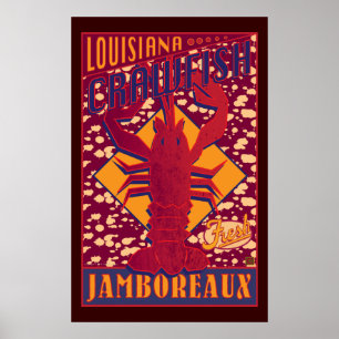 Crawfish Jamboreaux-Poster Poster