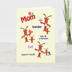 Crawfish/Lobster Mother's Day Card