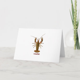 Crawfish Logo Card