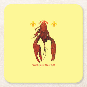 Crawfish Paper Coaster