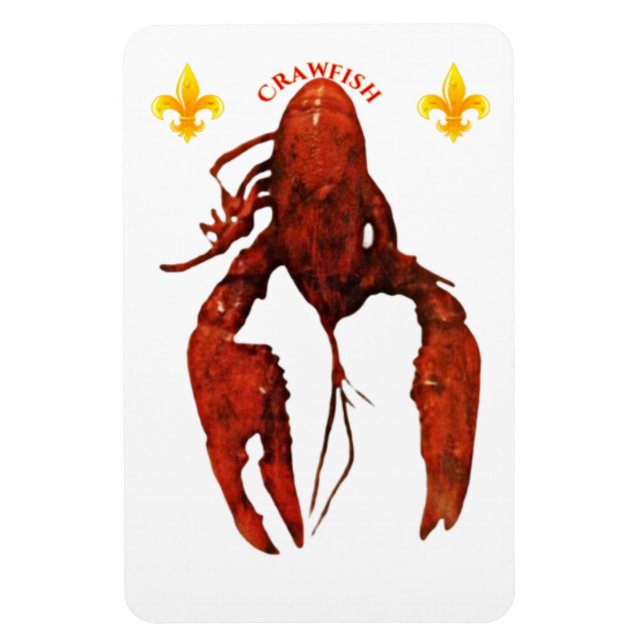 Crawfish Photo Magnet (Vertical)
