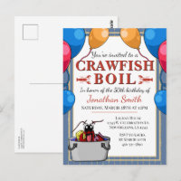 Crawfish Seafood Boil Birthday Party