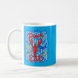 Crawfish Season Cajun Louisiana Seafood Pinch Peel Coffee Mug