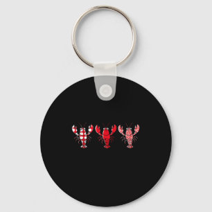 Crawfish Season Crayfish Patterns Cajun Boil Men W Key Ring