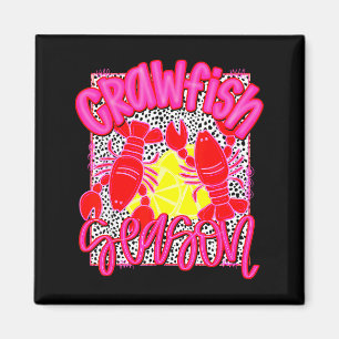 Crawfish Season Funny Tee For Men Women Kids  Magnet
