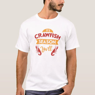 Crawfish Season Funny Vintage Boil Party Southern T-Shirt