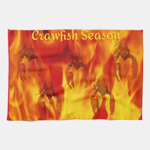 Crawfish Season Tea Towel