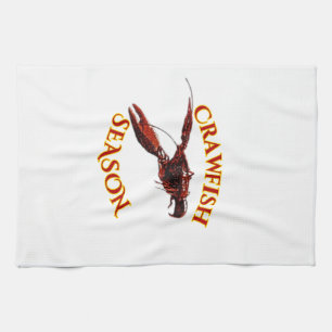Crawfish Season Tea Towel