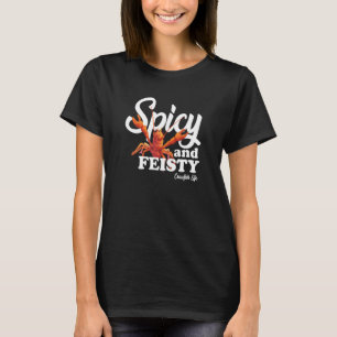 Crawfish Spicy And Feisty Crawfish Boil Cute Crawd T-Shirt