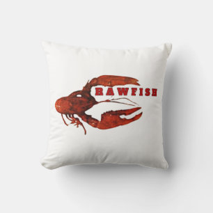 Crawfish Throw Pillow