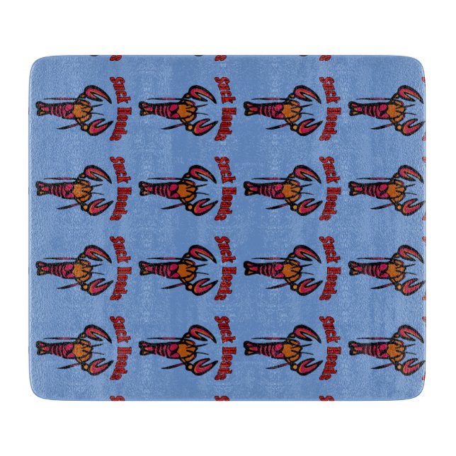 Crawfish Tile Vintage Style Cutting Board (Front)