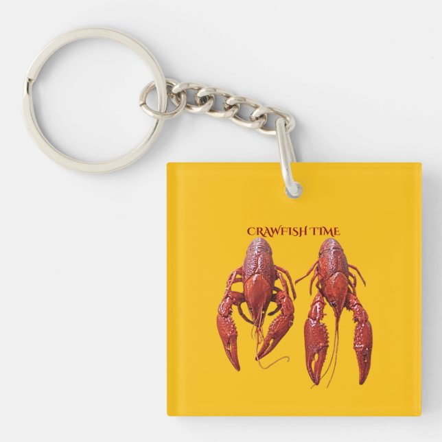 Crawfish Time Key Ring (Front)