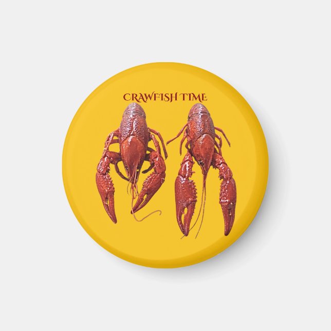 Crawfish Time Magnet (Front)