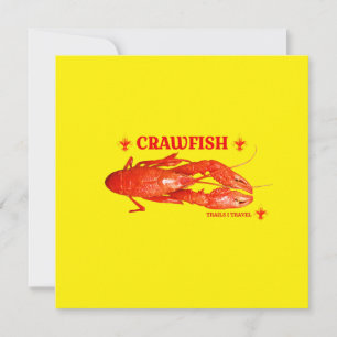 Crawfish Trails I Travel Holiday Card